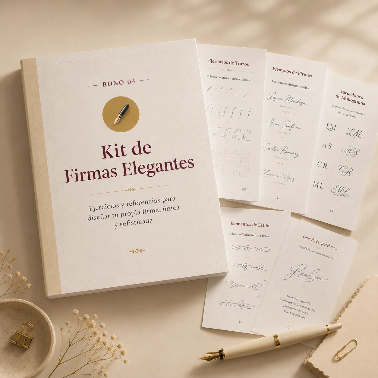 Kit de Firmas Elegantes